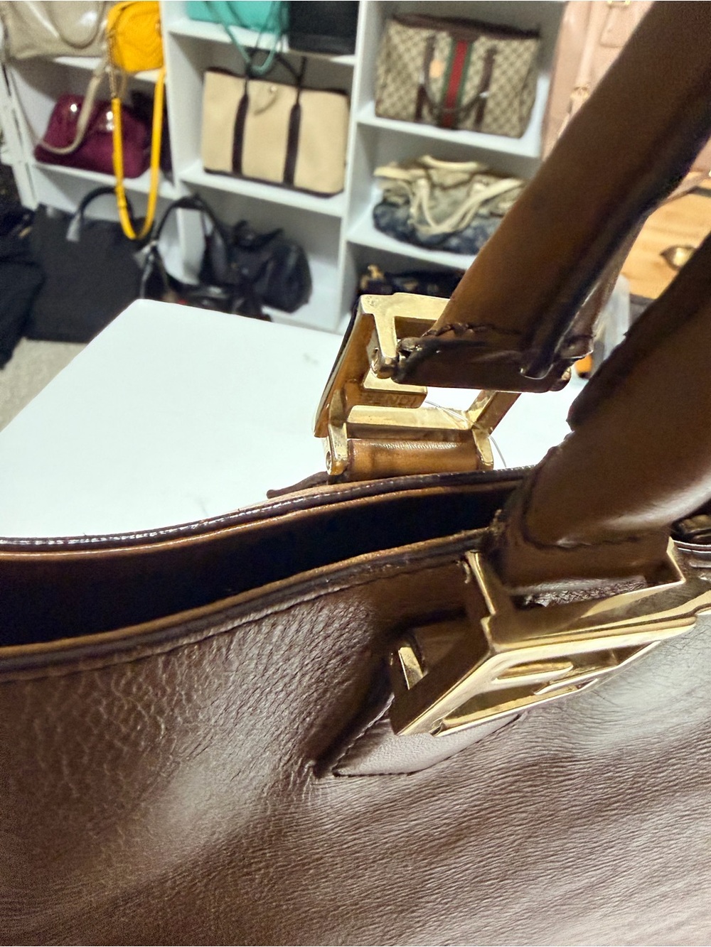 Leather tote - Picture 10 of 16